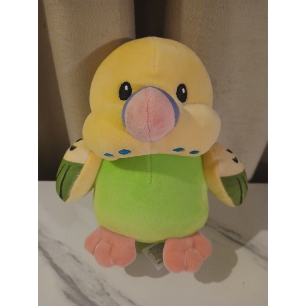 Fiesta Pocket Huggables 6inch Parakeet Yellow and Green